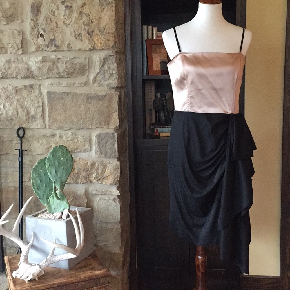 David Meister Strapless Dress from Neiman Marcus